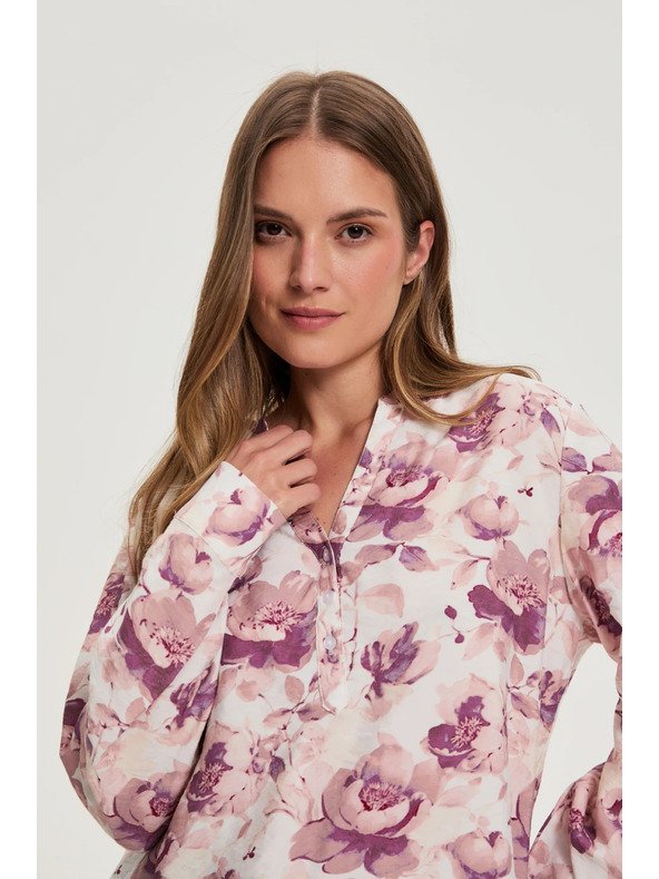 Moodo Rosa geblümte Bluse von Moodo