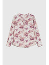 Moodo Rosa geblümte Bluse von Moodo