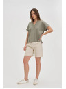 Moodo Khaki lockeres Top