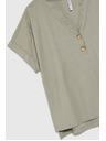 Moodo Khaki lockeres Top