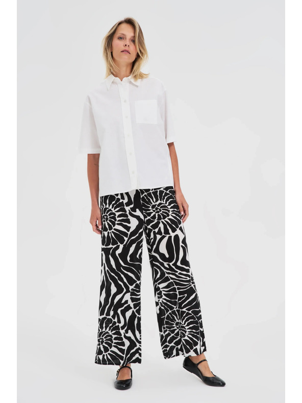 Moodo Weißes Damenhemd