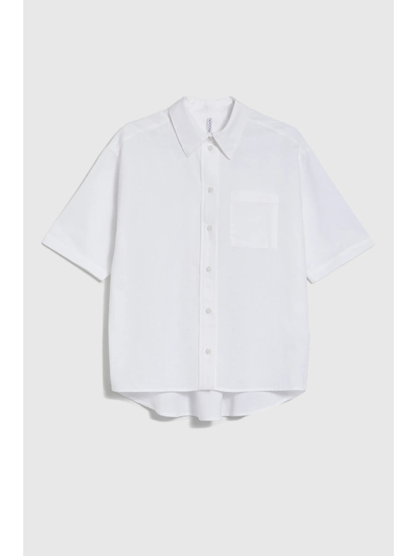 Moodo Weißes Damenhemd