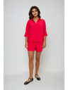 Moodo Rotes Damenhemd