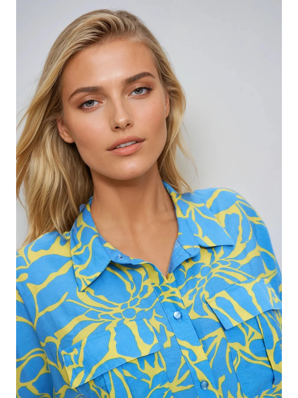 Moodo Damenhemd mit Bindung