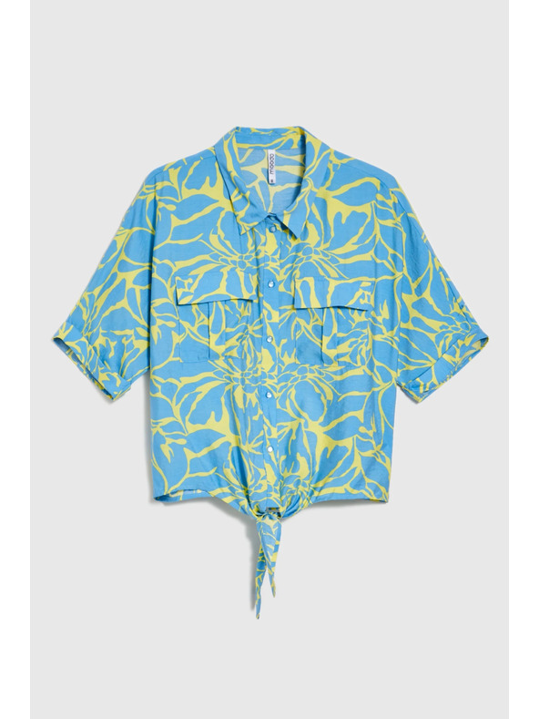 Moodo Damenhemd mit Bindung