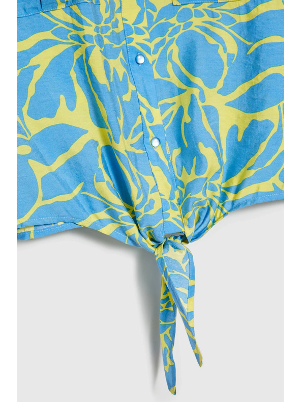 Moodo Damenhemd mit Bindung