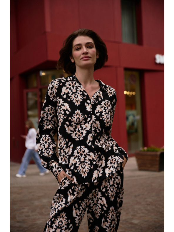 Moodo Damenhemd Moodo – schwarz