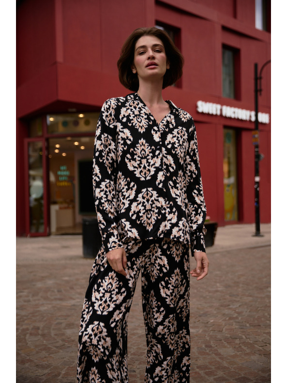 Moodo Damenhemd Moodo – schwarz