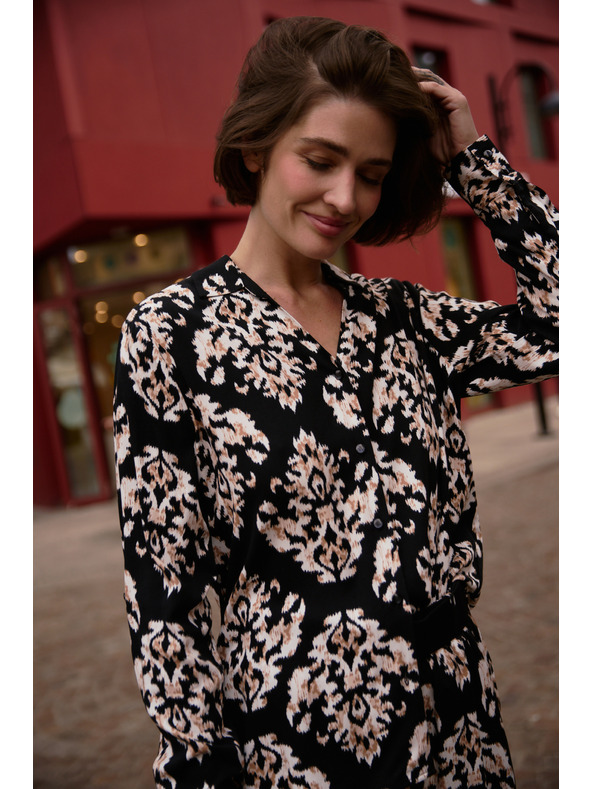 Moodo Damenhemd Moodo – schwarz