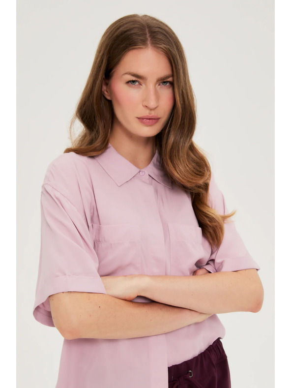 Moodo Damenhemd Moodo – hellrosa