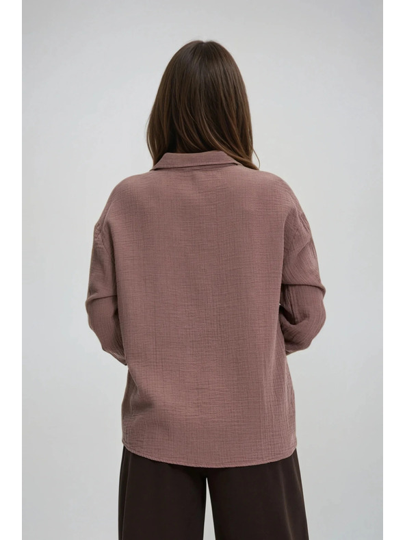 Moodo Hellbraunes Hemd Moodo