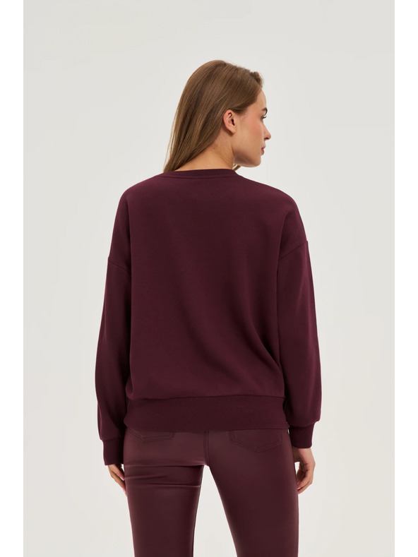 Moodo Braune Ballonsweatshirt Moodo