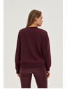 Moodo Braune Ballonsweatshirt Moodo