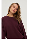 Moodo Braune Ballonsweatshirt Moodo