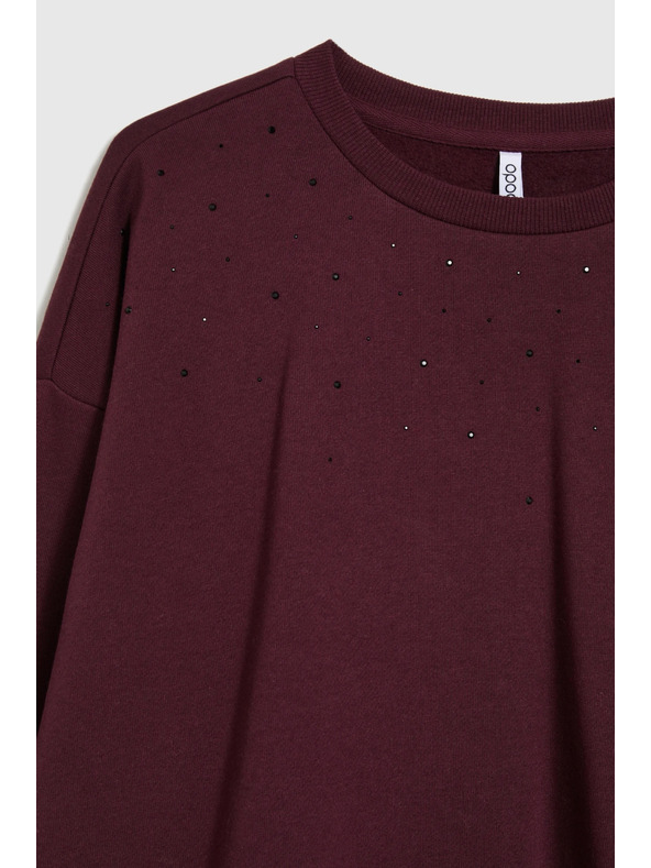 Moodo Braune Ballonsweatshirt Moodo