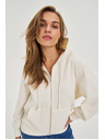 Moodo Damen Sweatjacke Moodo – weiß
