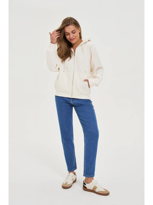 Moodo Damen Sweatjacke Moodo – weiß