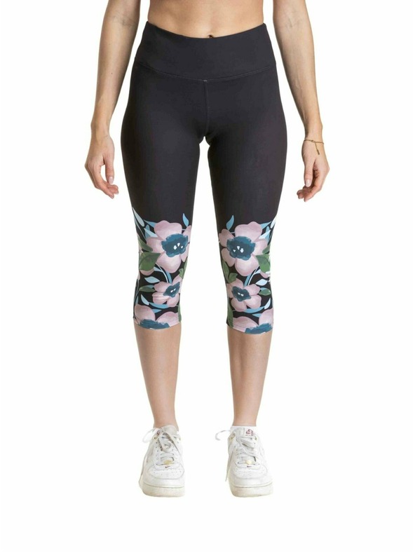 Meatfly Meatfly Damen Leggings Edna Pink Flowers |