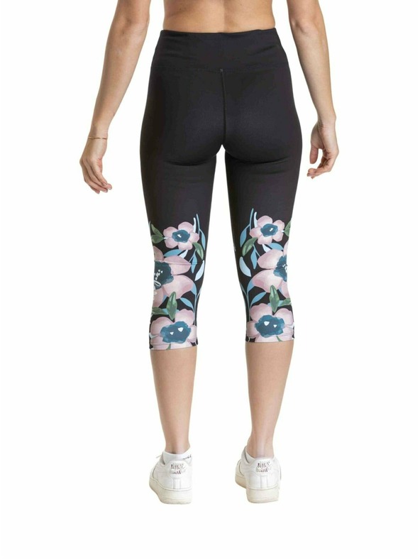Meatfly Meatfly Damen Leggings Edna Pink Flowers |