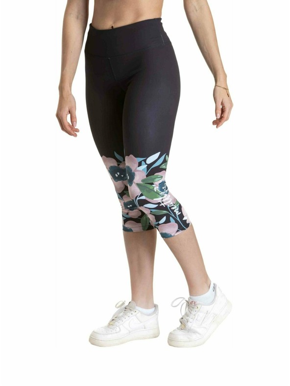 Meatfly Meatfly Damen Leggings Edna Pink Flowers |