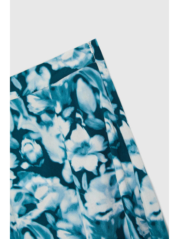 Moodo Damen Rock mit Schlitz Moodo