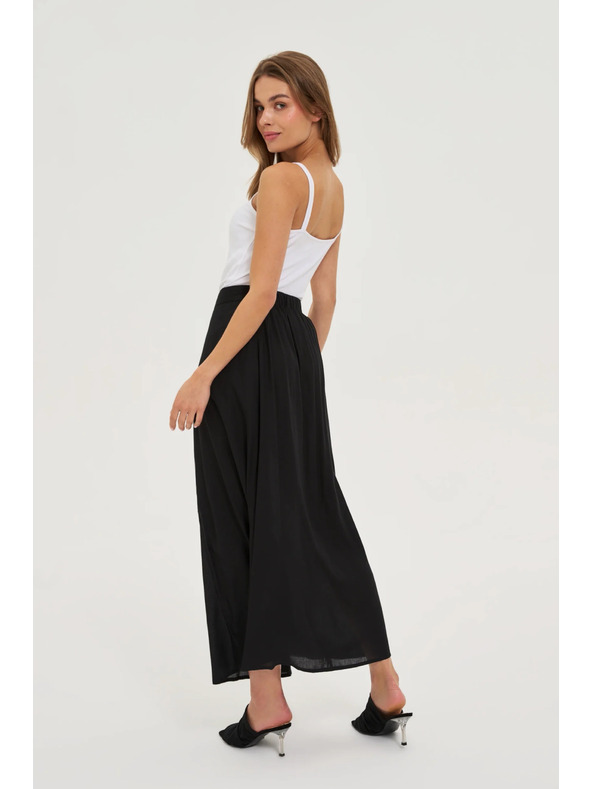 Moodo Langer Damen Rock Moodo - schwarz