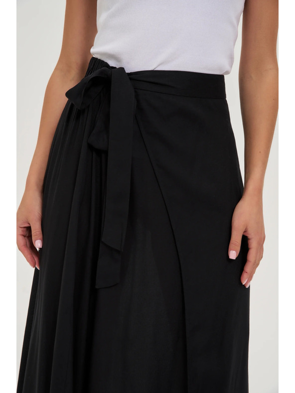 Moodo Langer Damen Rock Moodo - schwarz