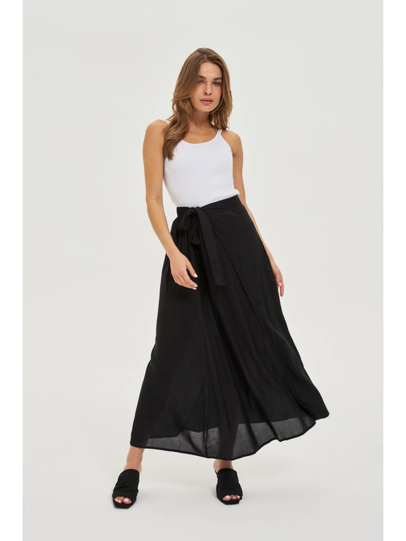 Moodo Langer Damen Rock Moodo - schwarz