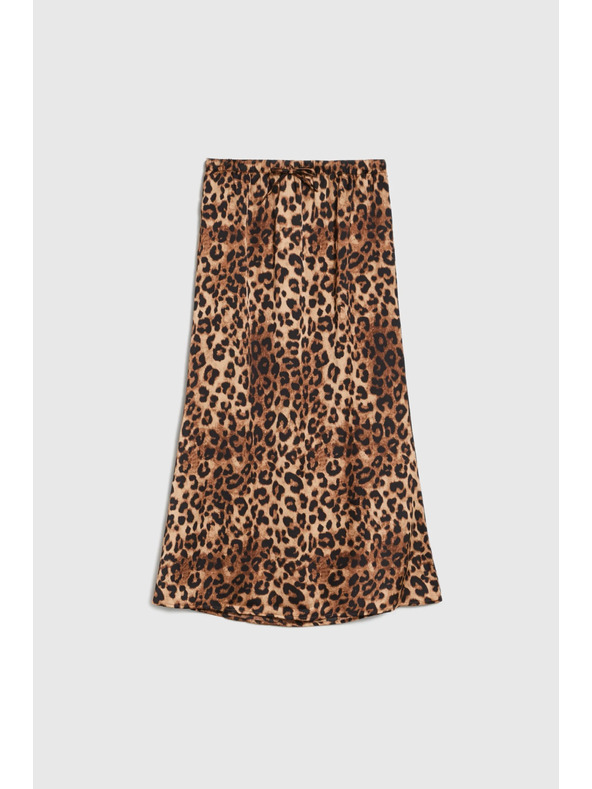 Moodo Damen Leopardenrock Moodo - braun