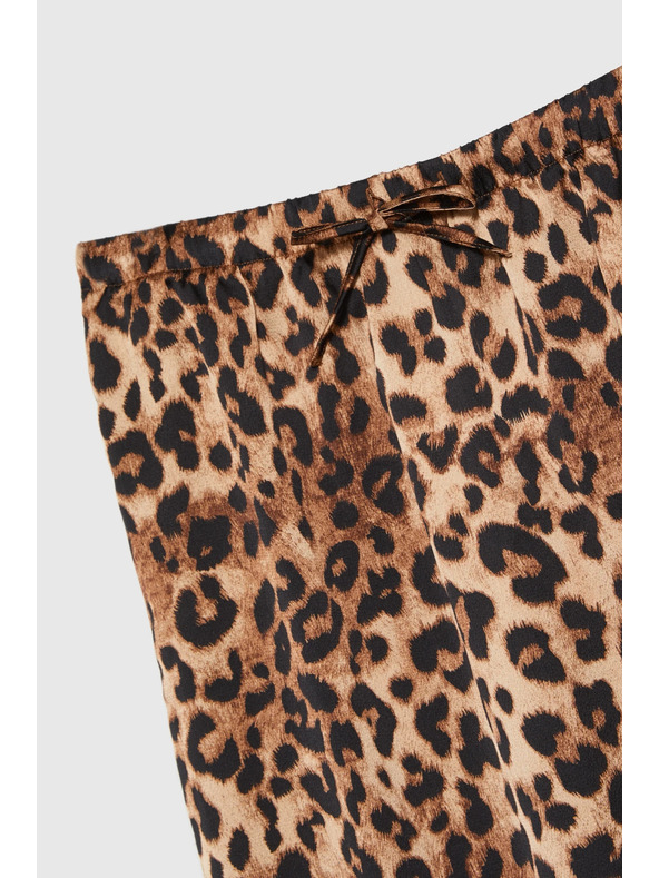 Moodo Damen Leopardenrock Moodo - braun