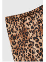 Moodo Damen Leopardenrock Moodo - braun