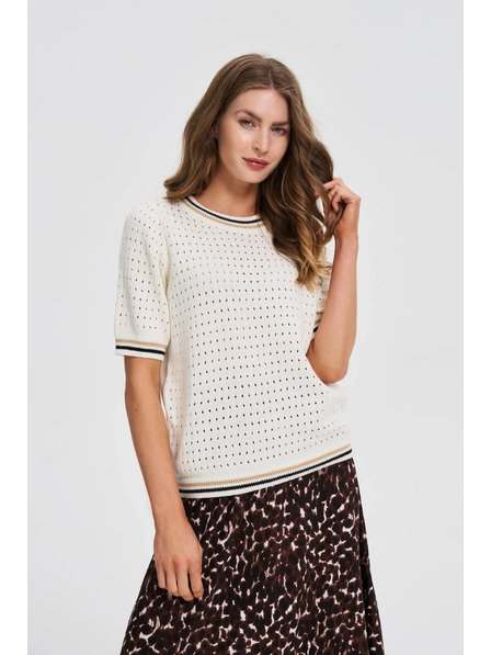 Moodo Damen Pullover Moodo - weiß
