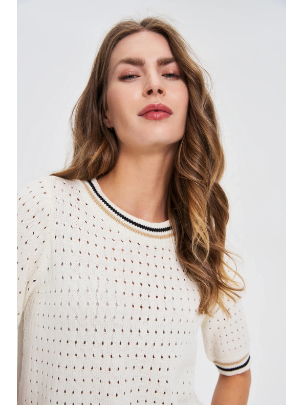 Moodo Damen Pullover Moodo - weiß