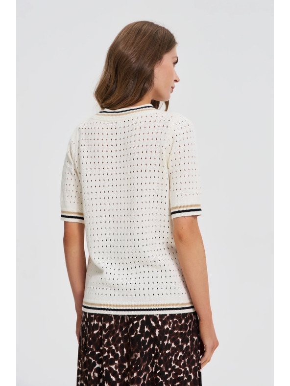 Moodo Damen Pullover Moodo - weiß