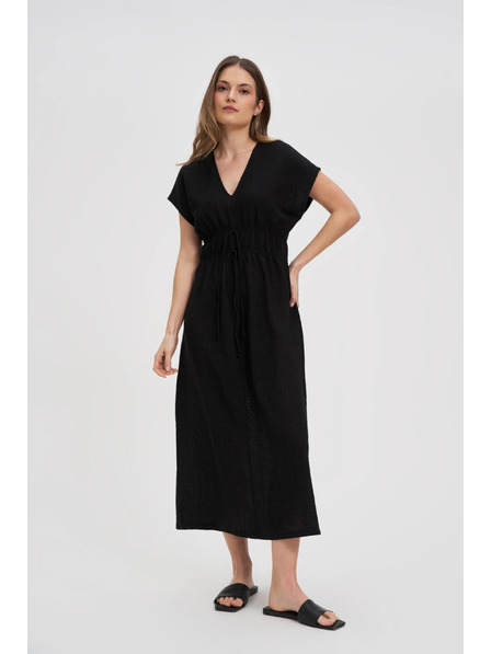Moodo Damen Kleid Moodo - schwarz