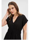 Moodo Damen Kleid Moodo - schwarz