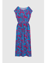 Moodo Damen Kleid Moodo rosa-blau