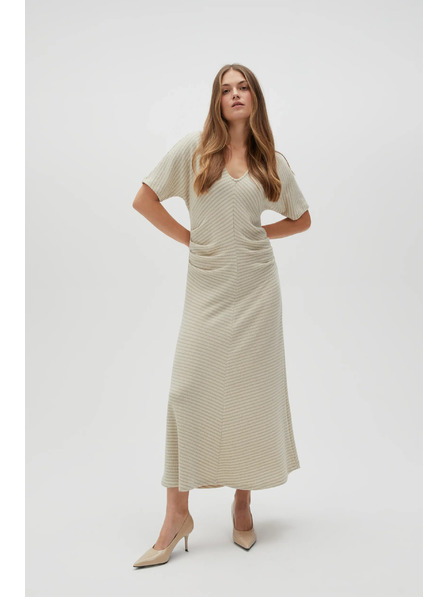 Moodo Damen Kleid Moodo - beige