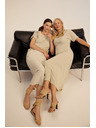 Moodo Damen Kleid Moodo - beige