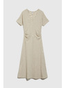 Moodo Damen Kleid Moodo - beige
