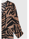 Moodo Damen Kleid Moodo - kaffeebraun