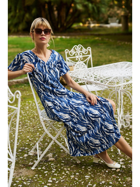 Moodo Gemustertes Damen-Kleid Moodo
