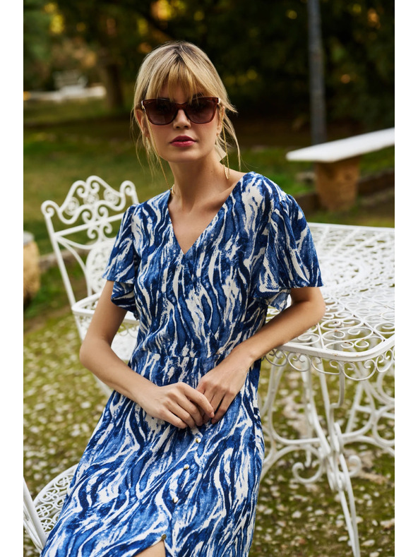 Moodo Gemustertes Damen-Kleid Moodo