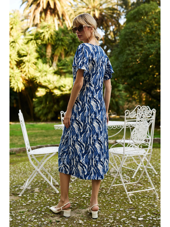 Moodo Gemustertes Damen-Kleid Moodo