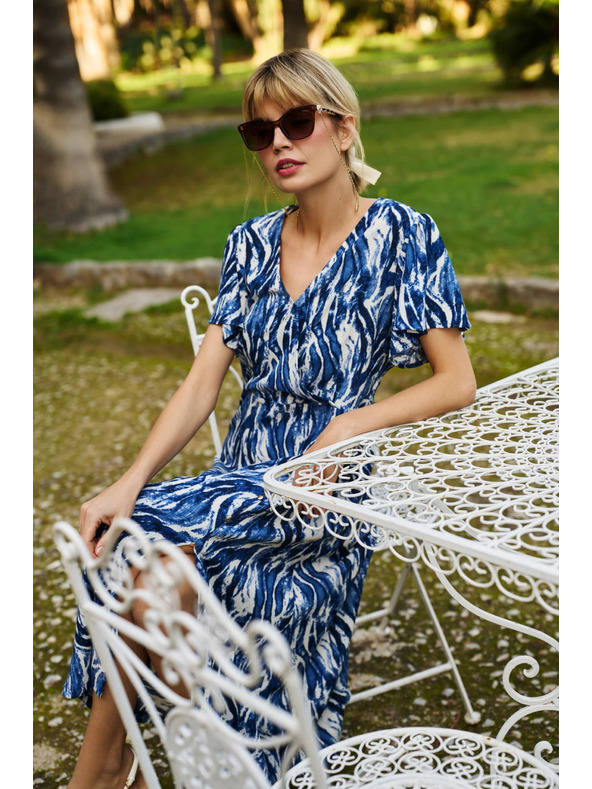 Moodo Gemustertes Damen-Kleid Moodo