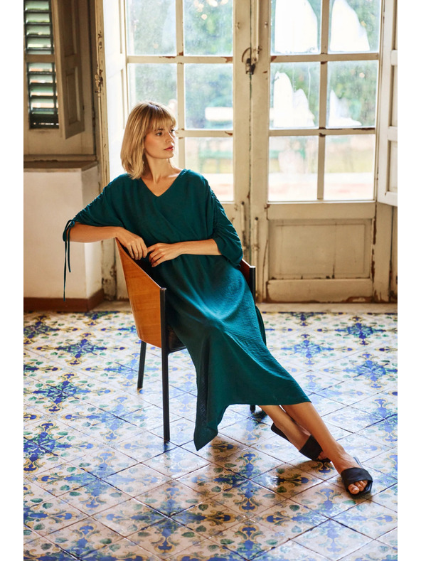 Moodo Damen Kleid Moodo - grün