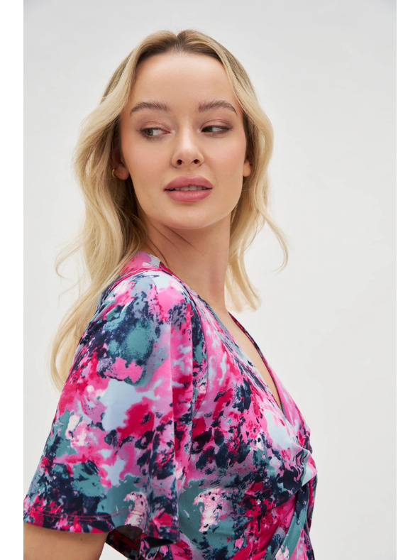 Moodo Farbiges Damen Kleid Moodo