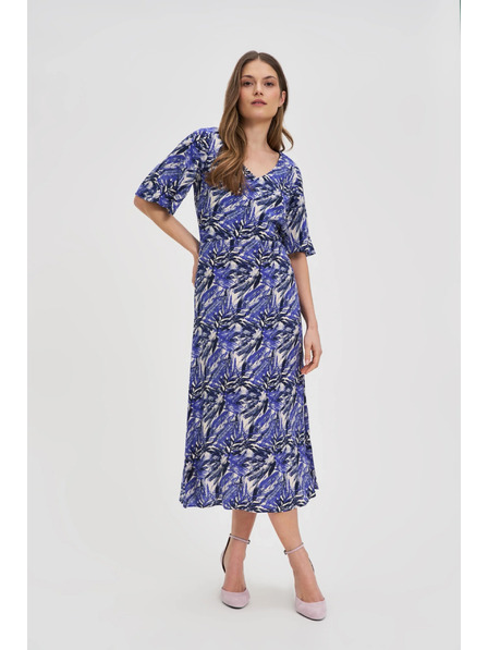 Moodo Damen Kleid Moodo - blau