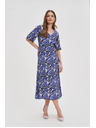 Moodo Damen Kleid Moodo - blau