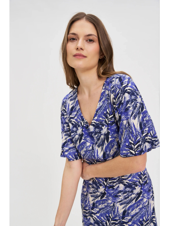 Moodo Damen Kleid Moodo - blau